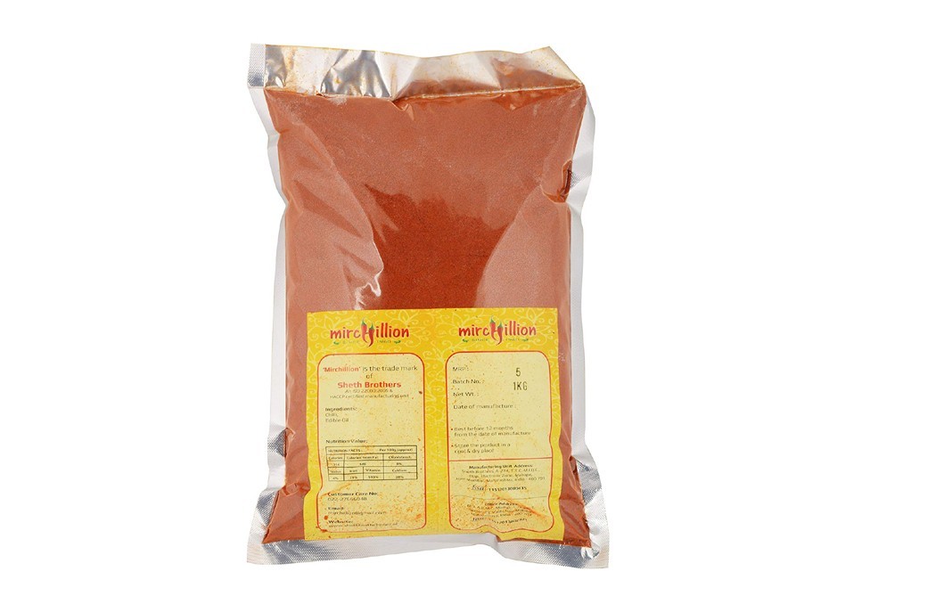 Mirchillion Red Chilli Powder    Pack  1 kilogram